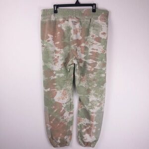 Nike Sportswear Sweatpants Womens XL Green Brown Camo Tie Dye Jogger